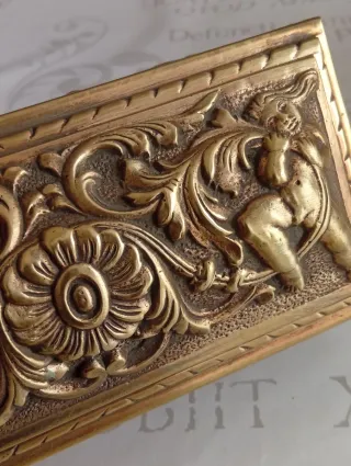 Joyero Artesanal Dorado