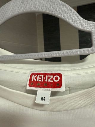 Camiseta Kenzo Paris Talla M Flor Roja