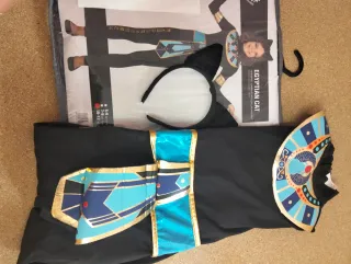 Disfraz Niña Gato Egipcio Talla 10-12