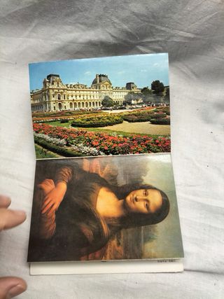 Lote 20 Postais Paris Antigos Não Usados