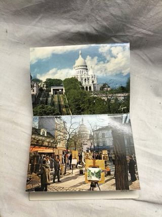 Lote 20 Postais Paris Antigos Não Usados