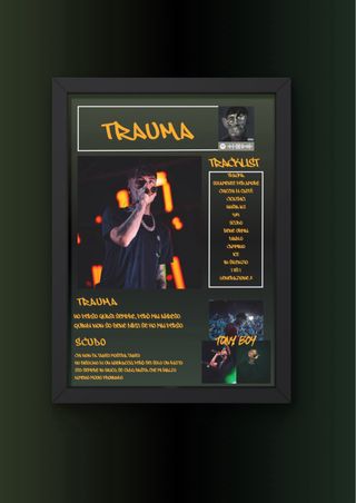 Poster A4 o quadretto Tony boy album