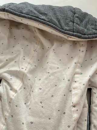 Saco para carrito de bebé gris