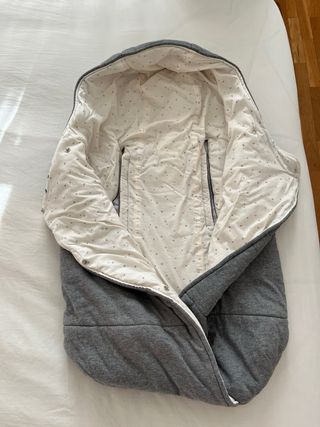 Saco para carrito de bebé gris