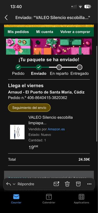 VALEO Silencio Escobillas Limpiaparabrisas VF824