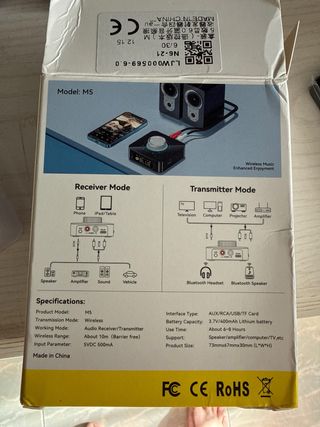 Bluetooth Audio transmisor M5