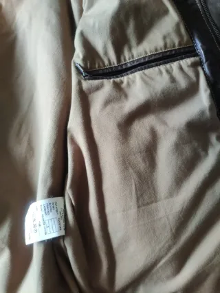 Cazadora Cuero F & Co Marrón talla L