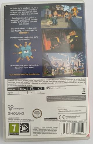 LOTE Minecraft Story Mode 1 y 2 Switch