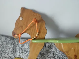Caballo balancín madera Montessori/Waldorf