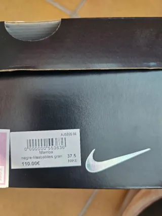 Zapatillas deportivas hombre negras y moradas NIKE