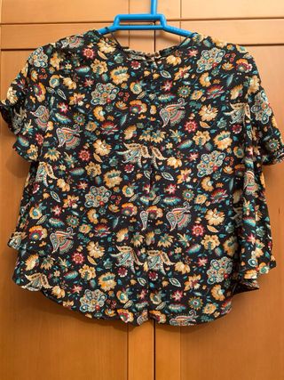 Blusa floral Lefties Talla S