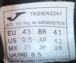 Zapatillas Joma Sima Trail Running Negras Talla 43