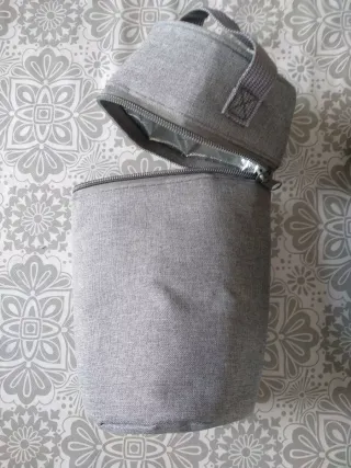 Termo para comida gris y negro