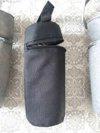 Termo para comida gris y negro