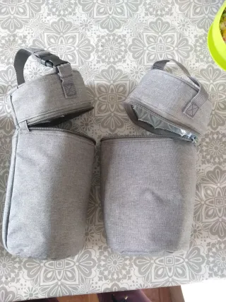 Termo para comida gris y negro