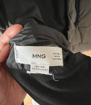 Chaleco largo reversible de mango