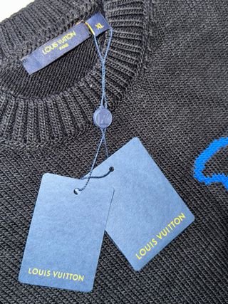 Jersey Louis Vuitton Negro y Azul