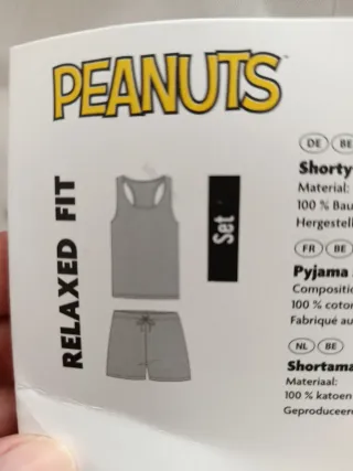 Pijama Verano Mujer Snoopy Peanuts