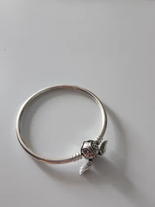 Pulsera Snitch Harry Potter Plata