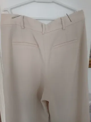 Lote 2 Pantalones de Vestir Mujer Beige /coral