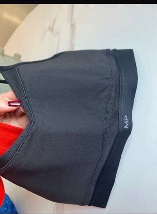 Top sujetador deportivo My Protein negro