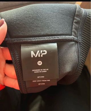 Top sujetador deportivo My Protein negro