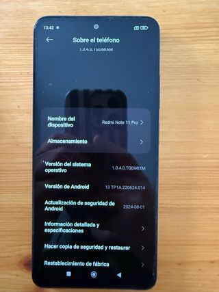Xiaomi Redmi Note 11 Pro Negro