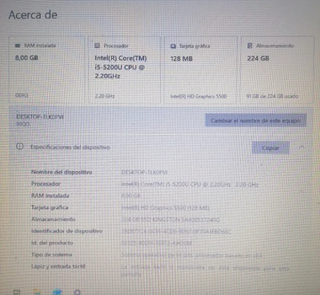 Ordenador Portatil Lenovo Ideapad
