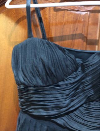 Vestido de fiesta negro talla 38