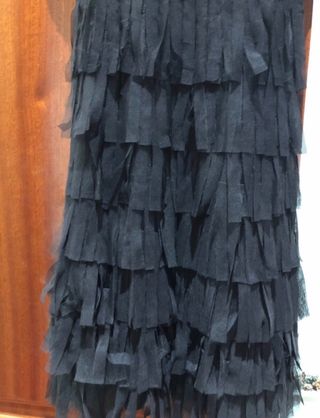 Vestido de fiesta negro talla 38