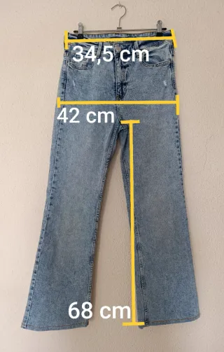 Pantalón recto Talla 36, da más