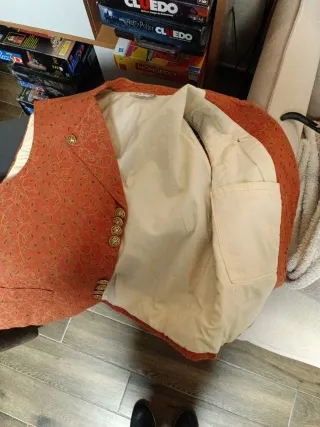 Chaleco fallero El Corte Inglés talla 52