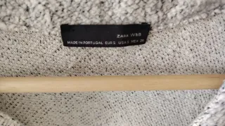 Chaqueta gris jaspeada