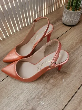 Tacones Joyca Rosa