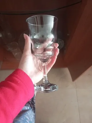 Copas de cristal retro