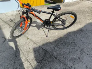 Bicicleta Btwin Rockrider Naranja/Negra