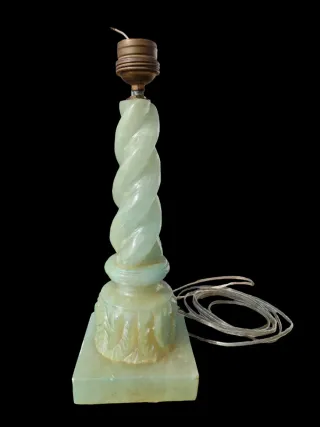 Candeeiro Vintage Mármore Onix Verde