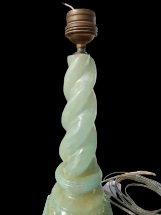 Candeeiro Vintage Mármore Onix Verde