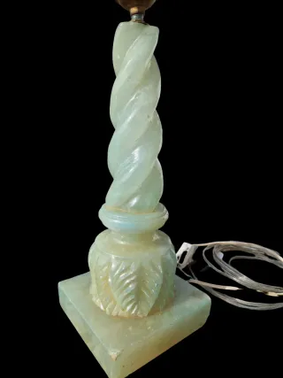 Candeeiro Vintage Mármore Onix Verde