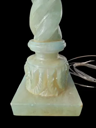 Candeeiro Vintage Mármore Onix Verde