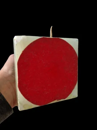 Candeeiro Vintage Mármore Onix Verde