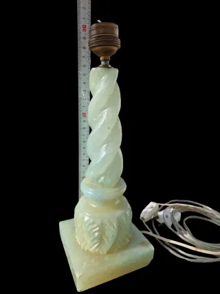 Candeeiro Vintage Mármore Onix Verde