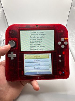 Nintendo 2DS Rossa Trasparente