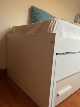 Cama infantil con almacenaje : colchón incluido.