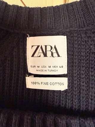 Jersey negro Zara Talla M