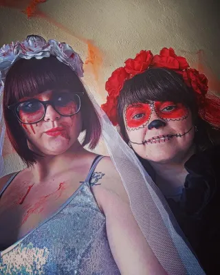 Disfraz Novia Sangrienta Talla M/L