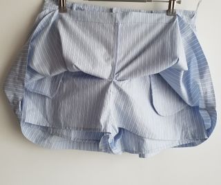 Minifalda Zara con short rayas