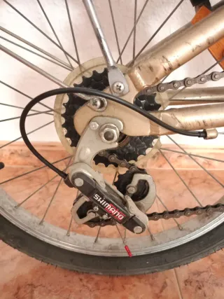 Bicicleta Plegable Urbana Life Dorada