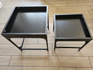 vidaXL Set Tavolini da Salotto Neri