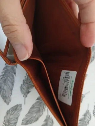 Cartera hombre Cache marrón sin estrenar comprada